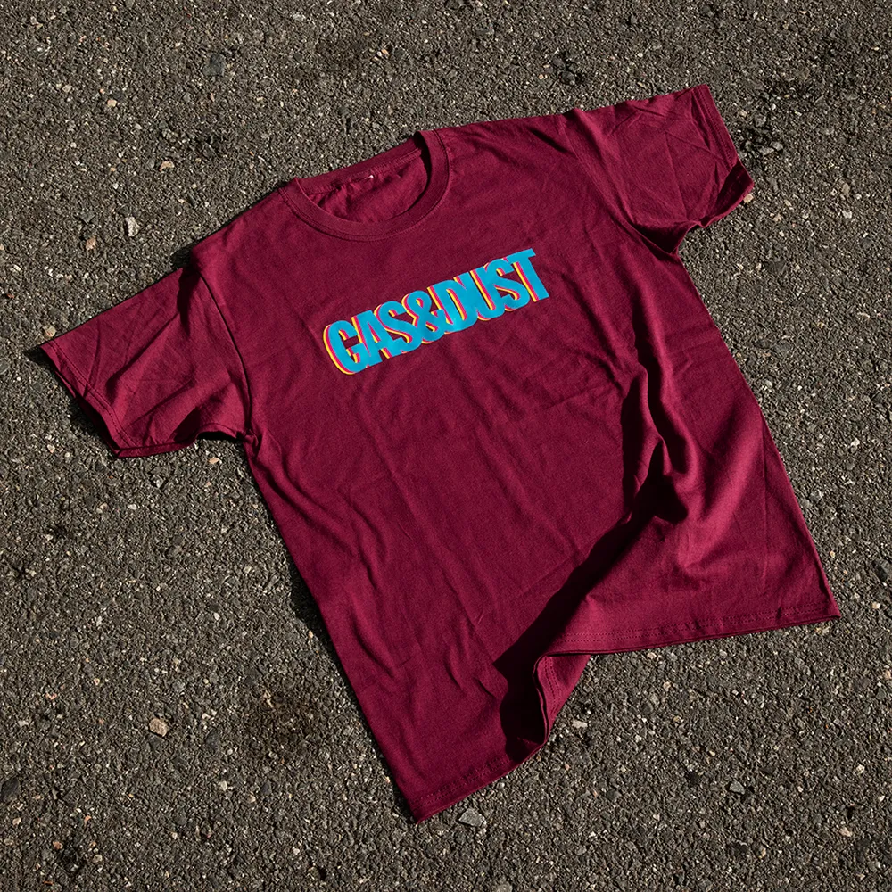 Camiseta Borgoña G&D tricolor (XS)