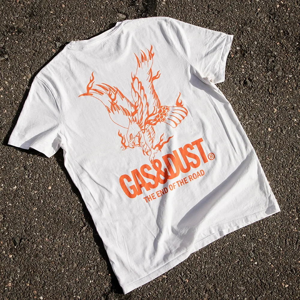 Camiseta Blanca Orange Hawk (XS)