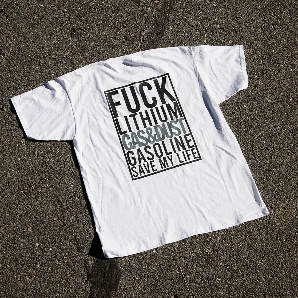 Camiseta Blanca Fuck Lithium 2 (XS)