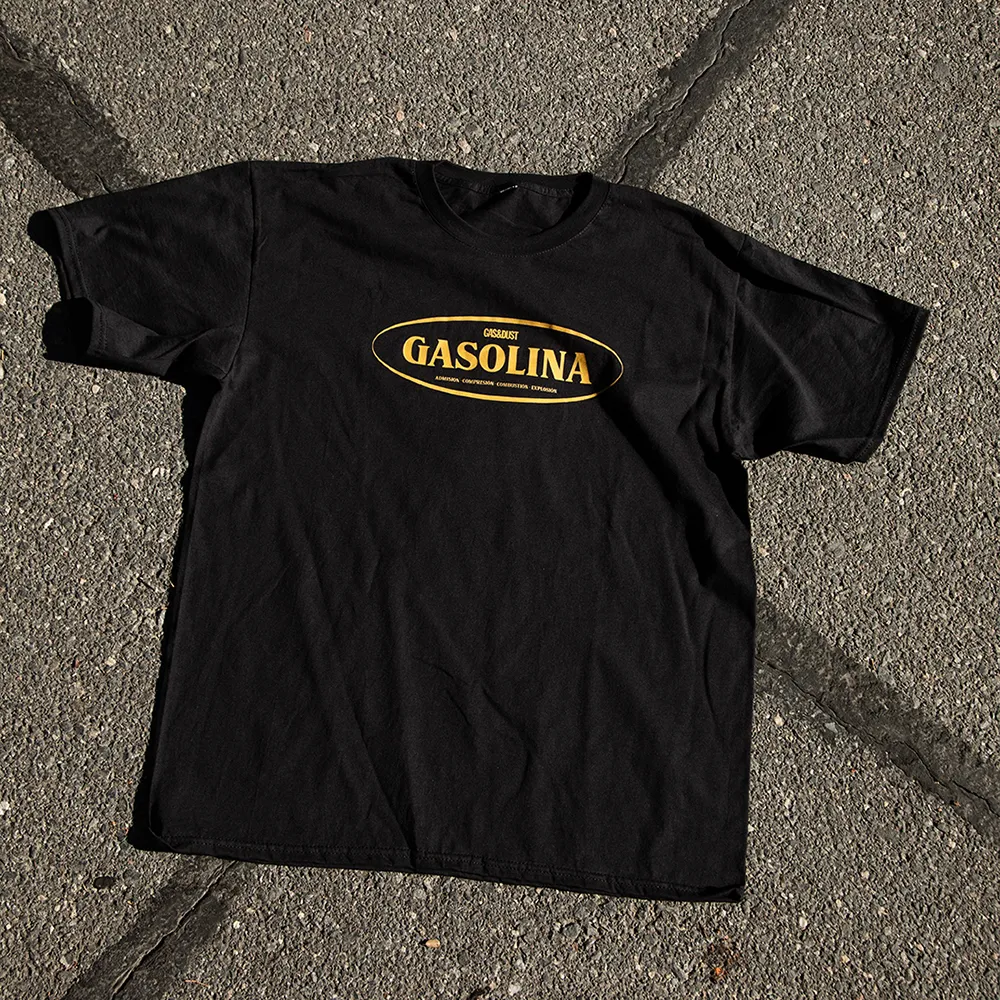 Camiseta Negra Gasolina (XS)